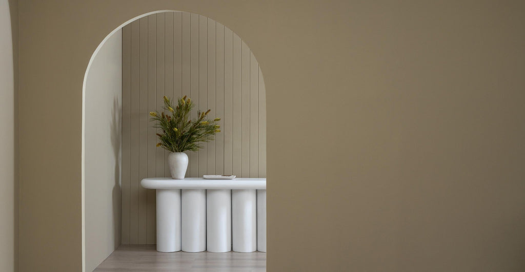 Ponte Console Table - Chalk.