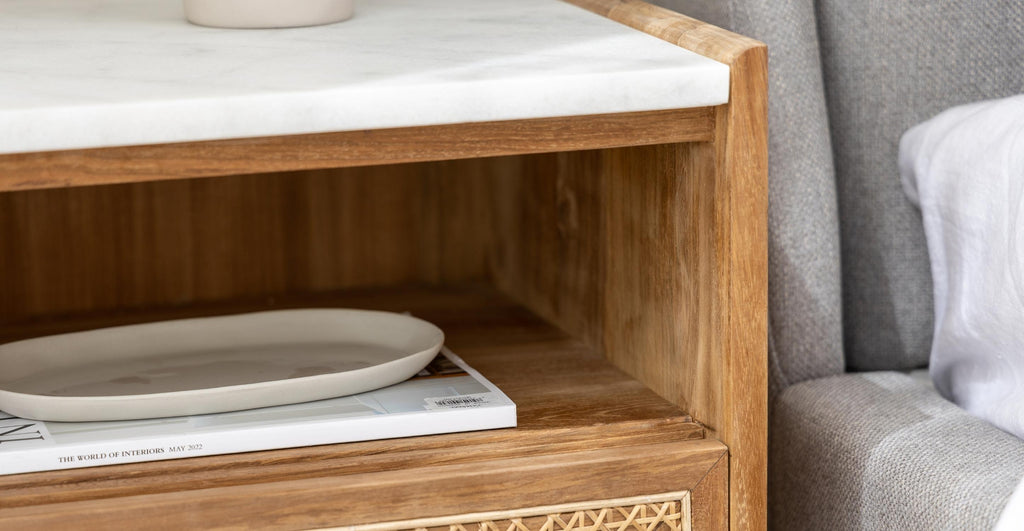 Huxley Bedside Table - Natural.