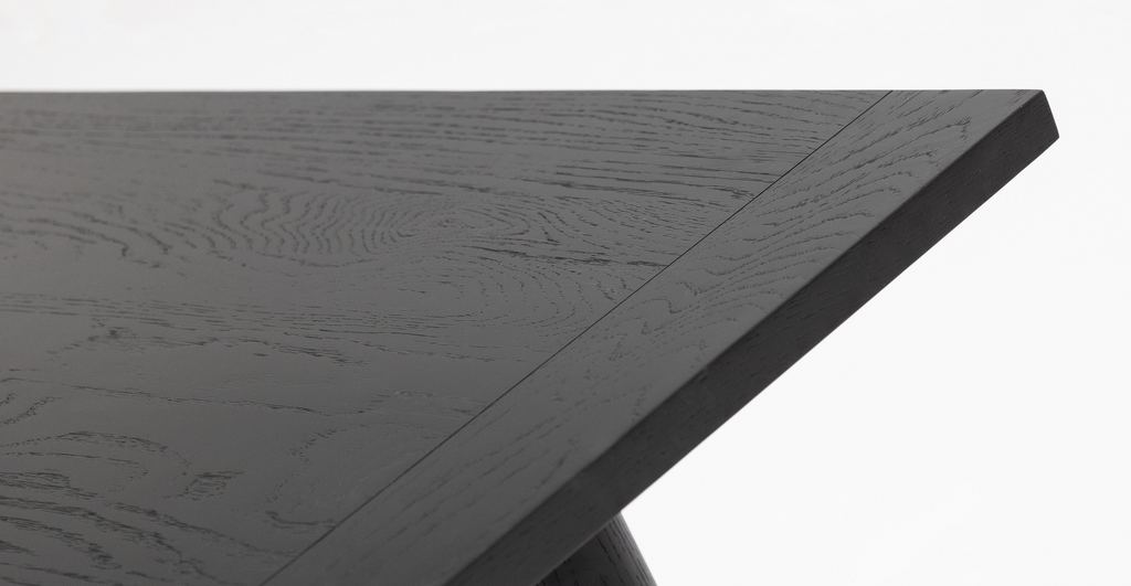 Coco Dining Table - Black Oak.