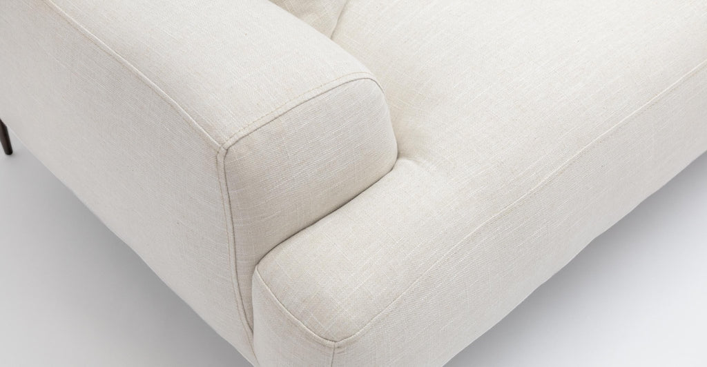 Amelia Corner Sofa - Canvas White.