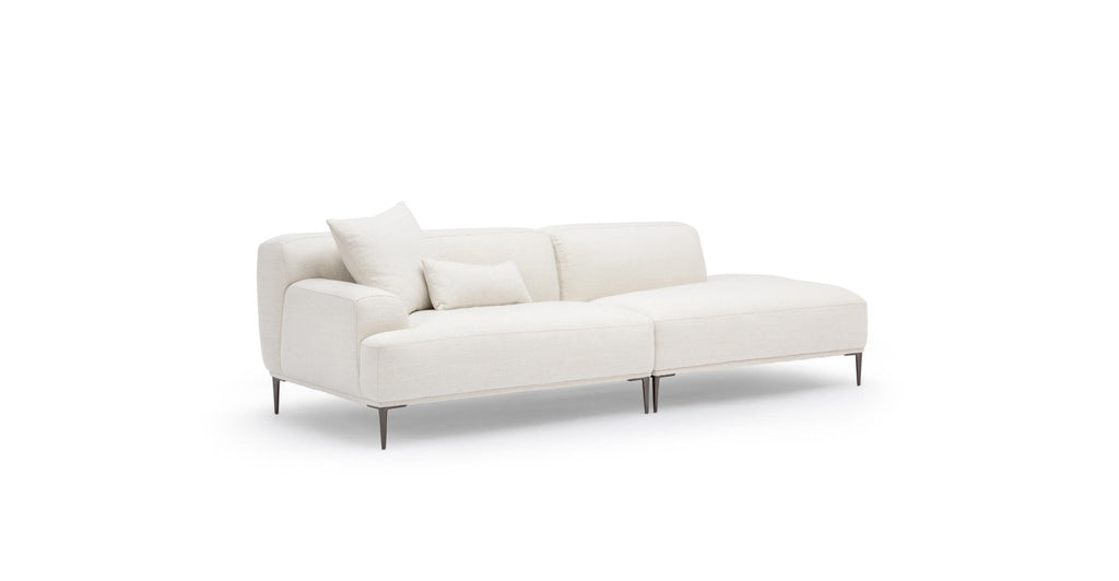 Amelia Open End Sofa - Canvas White.