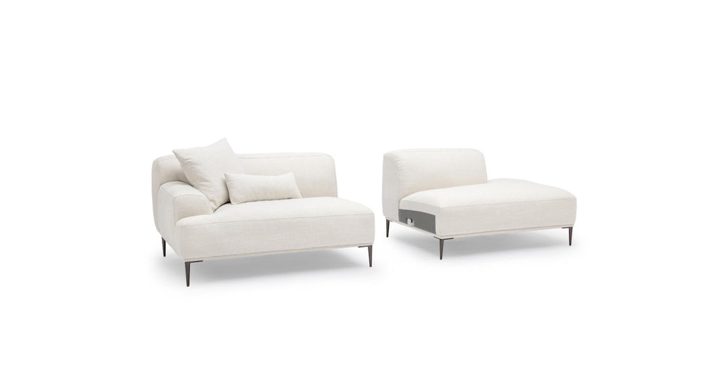 Amelia Open End Sofa - Canvas White.