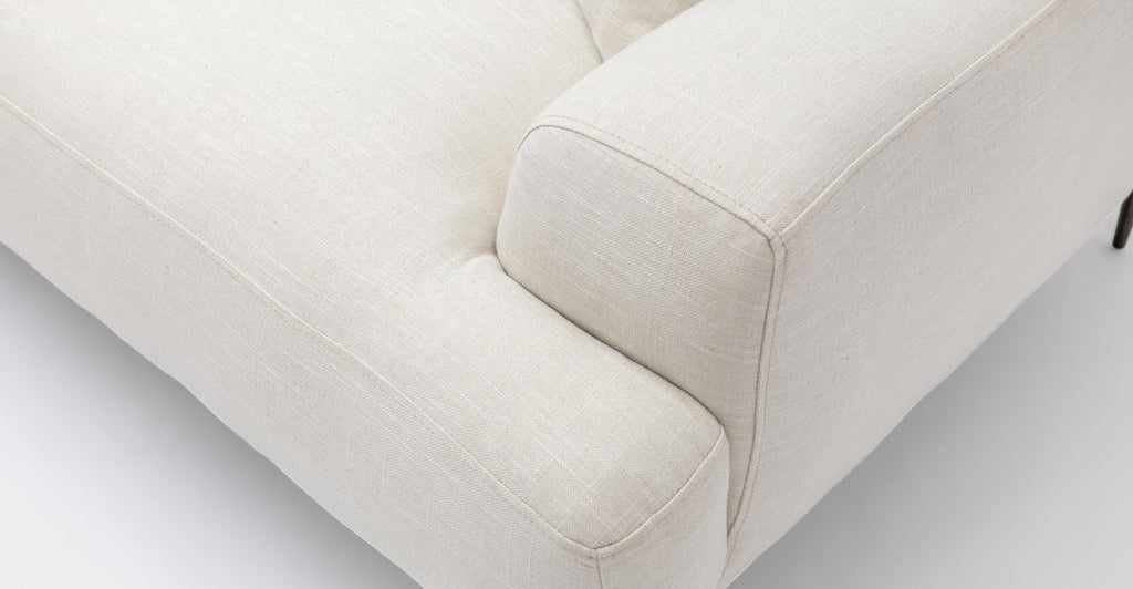 Amelia Open End Sofa - Canvas White.