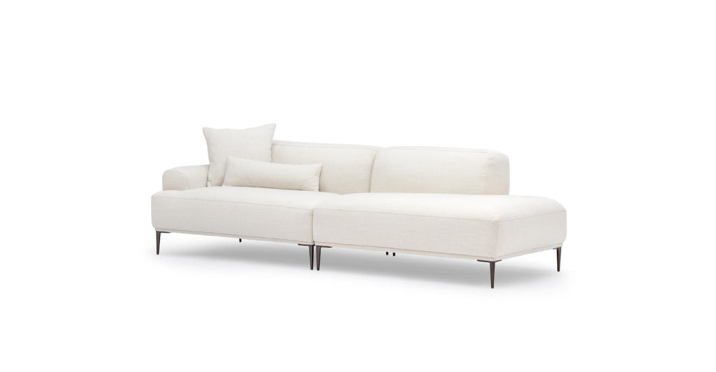 Amelia Open End Sofa - Canvas White.