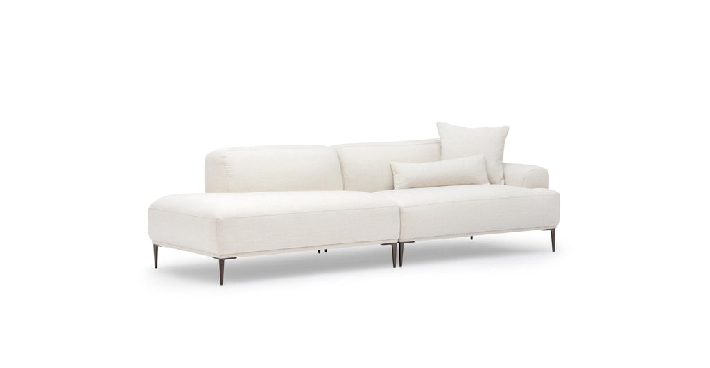 Amelia Open End Sofa - Canvas White.