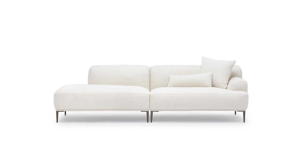 Amelia Open End Sofa - Canvas White.