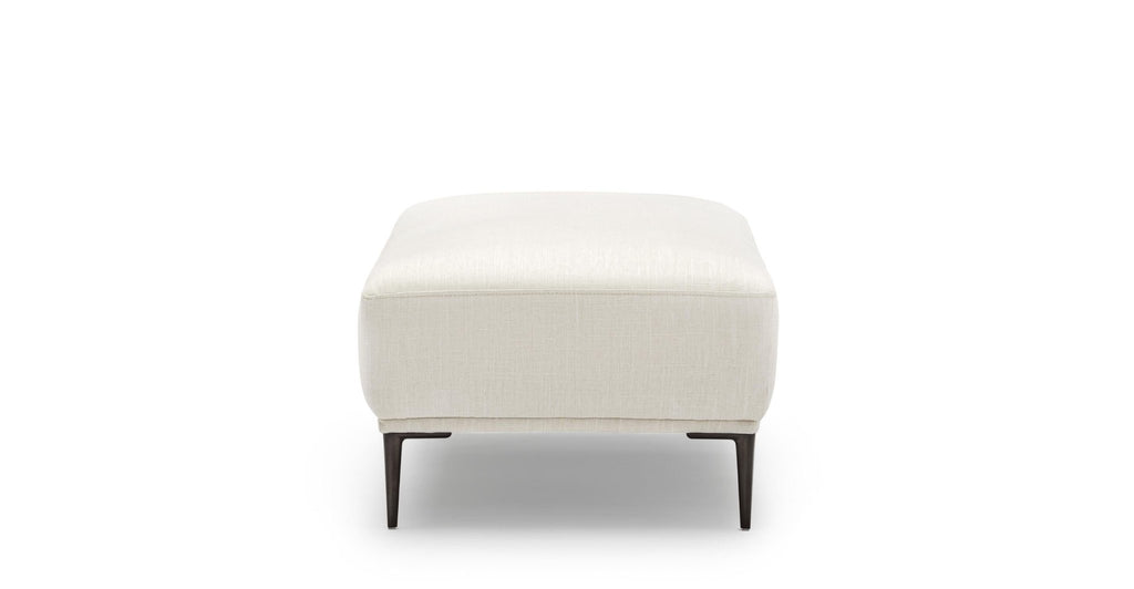 Amelia Ottoman - Canvas White.