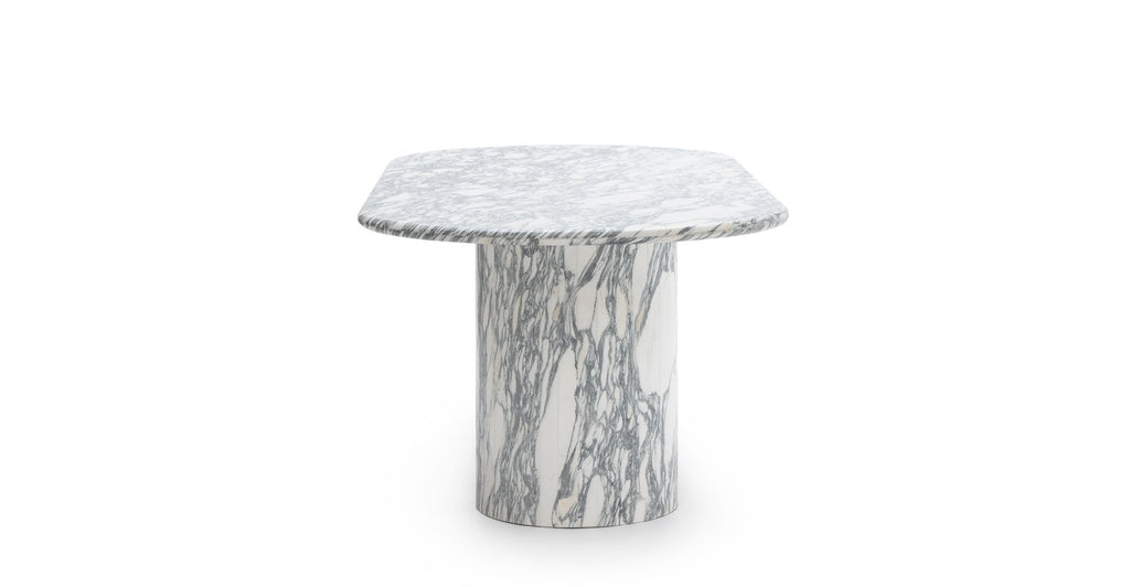 Amiri Dining Table - Arabescato Marble.