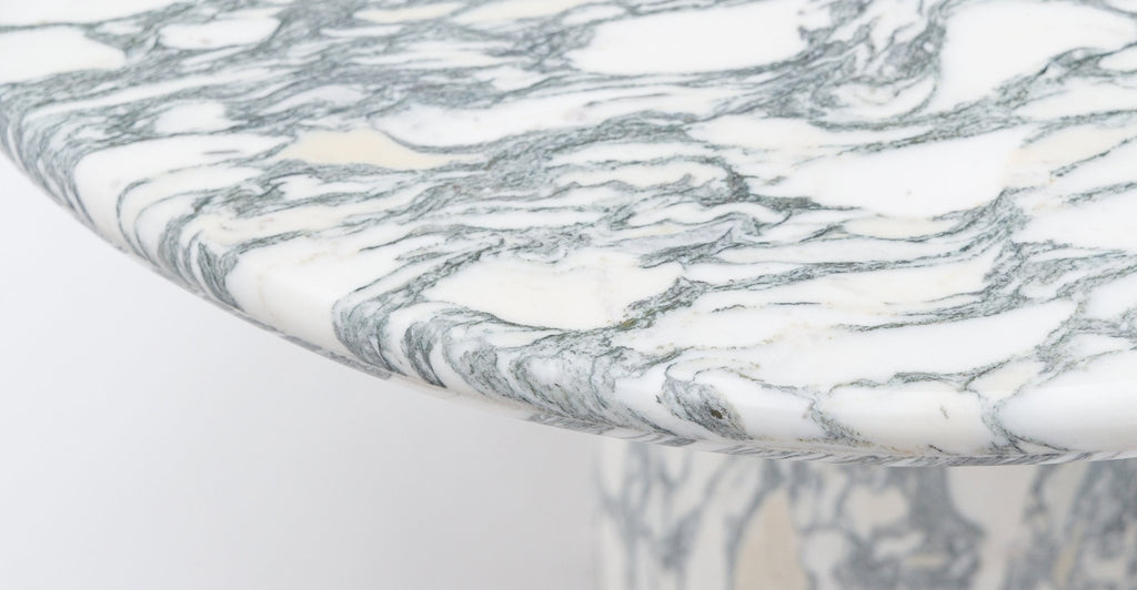 Amiri Dining Table - Arabescato Marble.