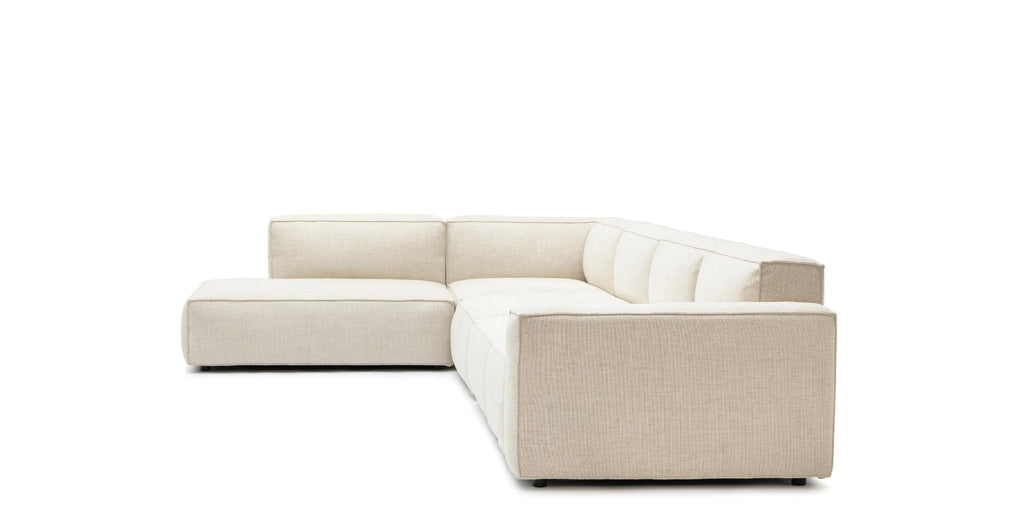 Baker Large Corner Sofa Set - Oatmeal.