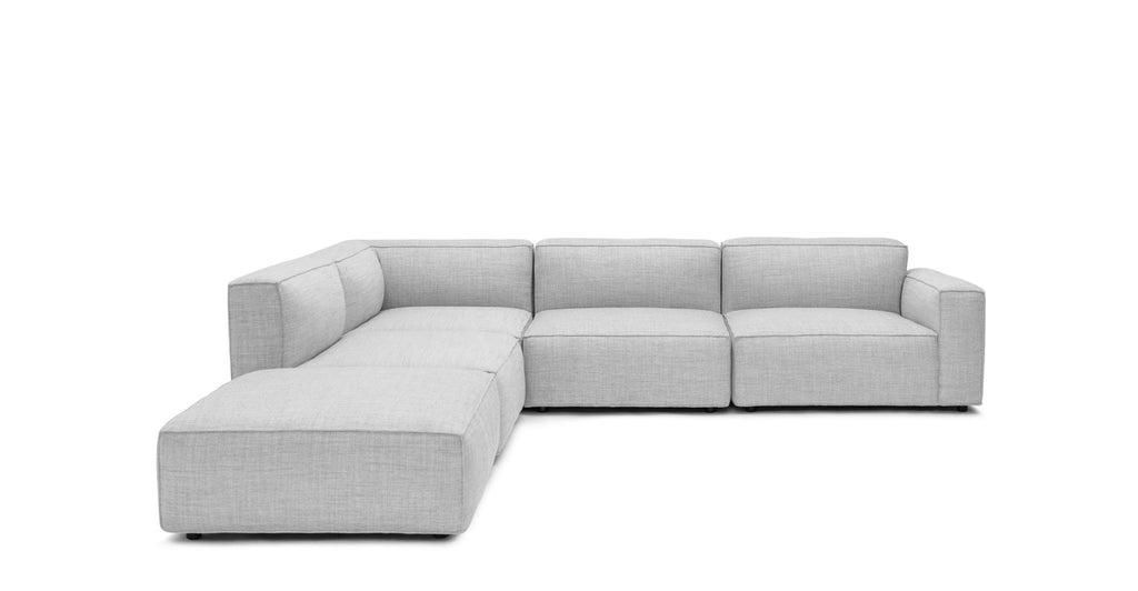 Baker Large Corner Sofa With Ottoman - Diamond.