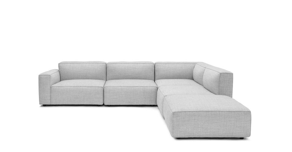 Baker Large Corner Sofa With Ottoman - Diamond.