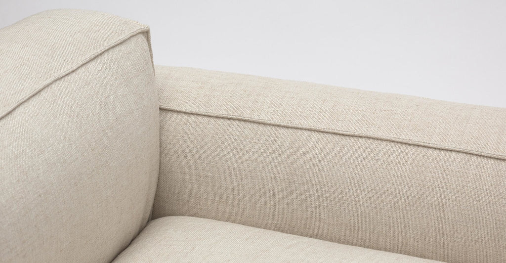 BAKER LARGE CORNER SOFA WITH OTTOMAN - OATMEAL - THE LOOM COLLECTION