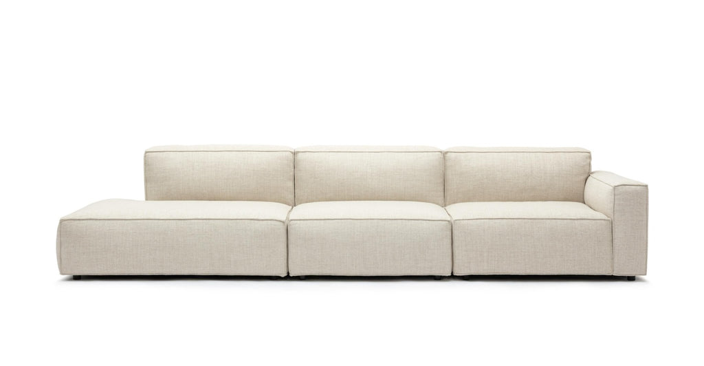 Baker Large Open End Sofa - Oatmeal.