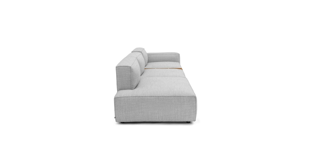 Baker Large Open End Sofa With Storage Table - Diamond.