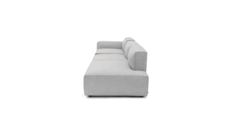 Baker Large Open End Sofa With Storage Table - Diamond.