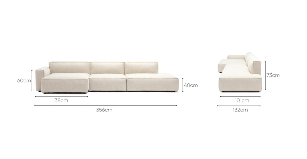 Baker Mega Lounge Sofa - Oatmeal.