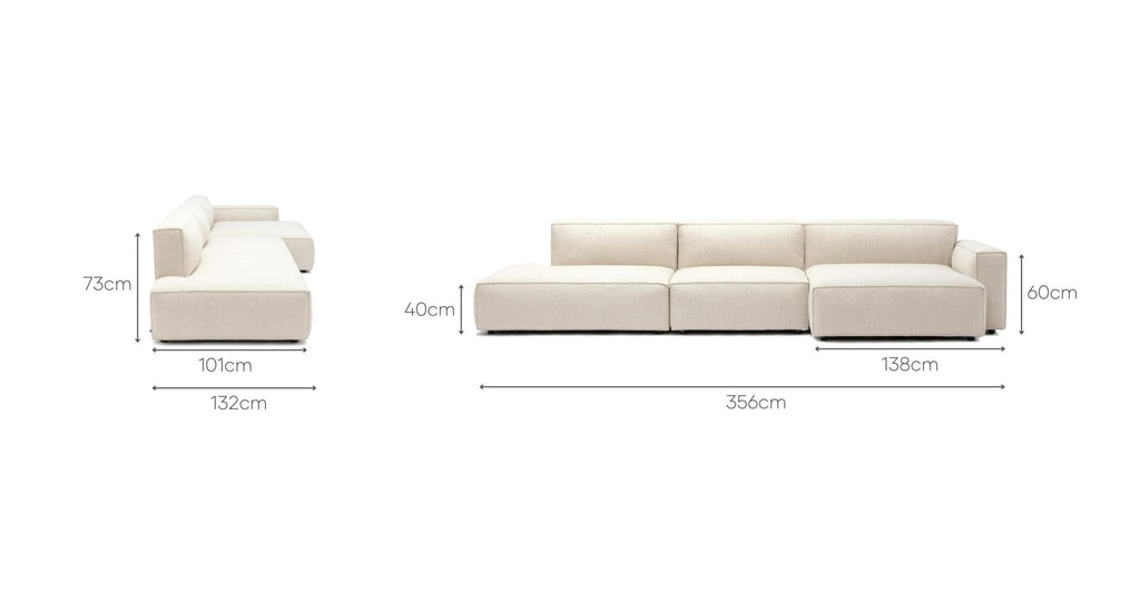 BAKER MEGA LOUNGE SOFA - OATMEAL - THE LOOM COLLECTION