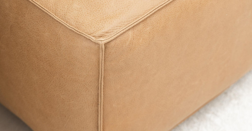 Baker Mega Lounge Sofa With Storage - Pecan Leather.