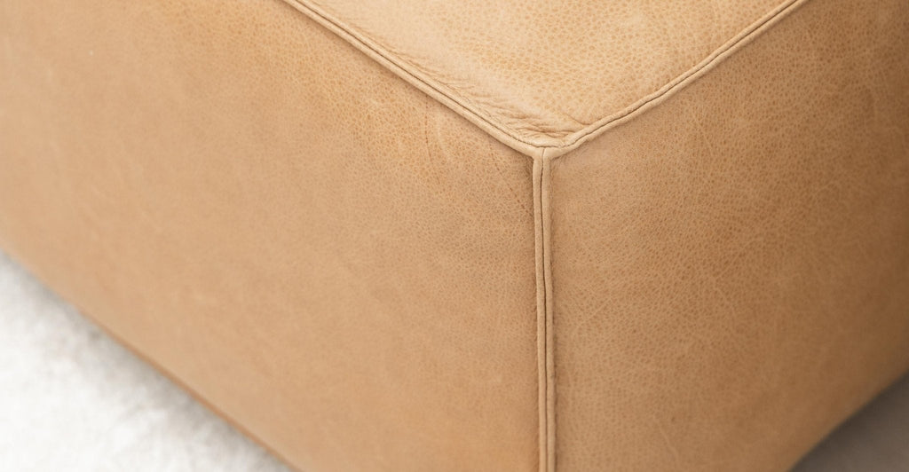 Baker Mega Lounge Sofa With Storage - Pecan Leather.