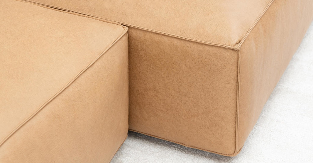 Baker Mega Lounge Sofa With Storage - Pecan Leather.