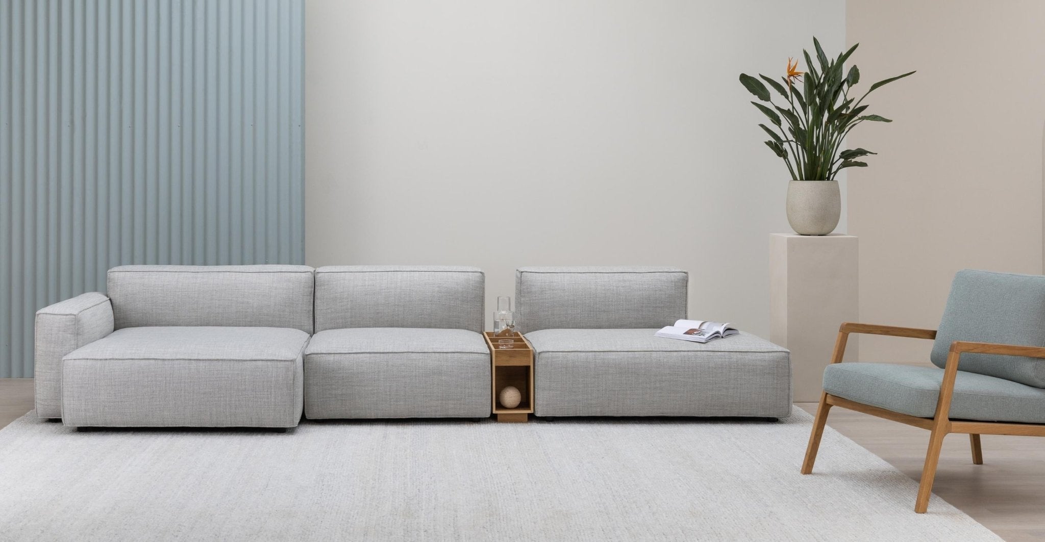 Modular lounge with storage online