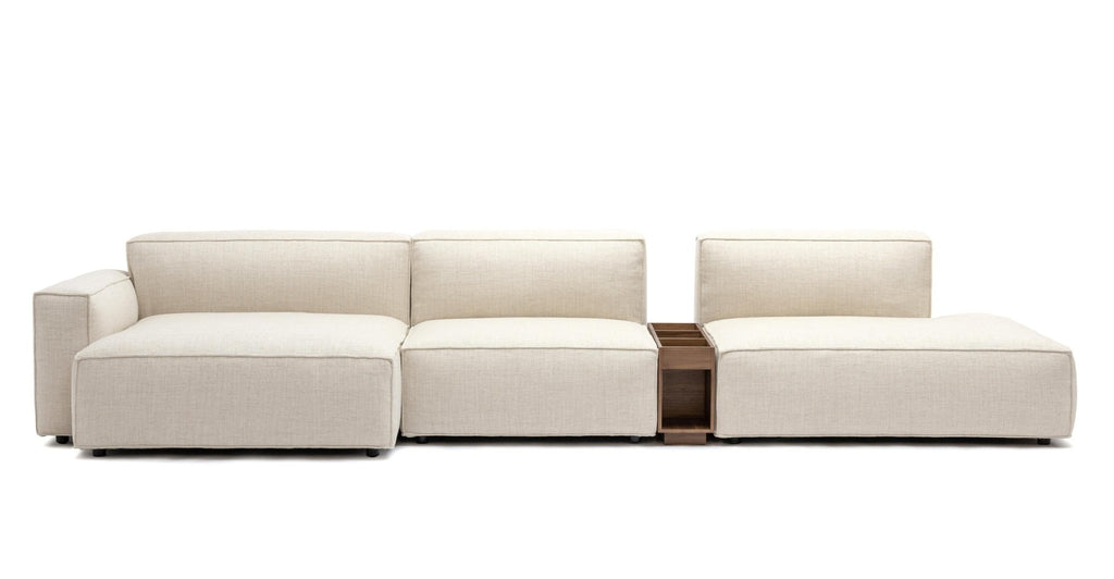 Baker Mega Lounge Sofa With Storage Table - Oatmeal.