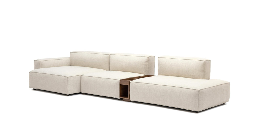 Baker Mega Lounge Sofa With Storage Table - Oatmeal.