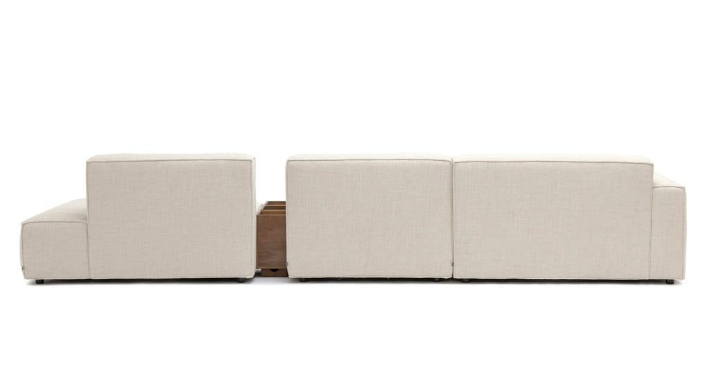 Baker Mega Lounge Sofa With Storage Table - Oatmeal.