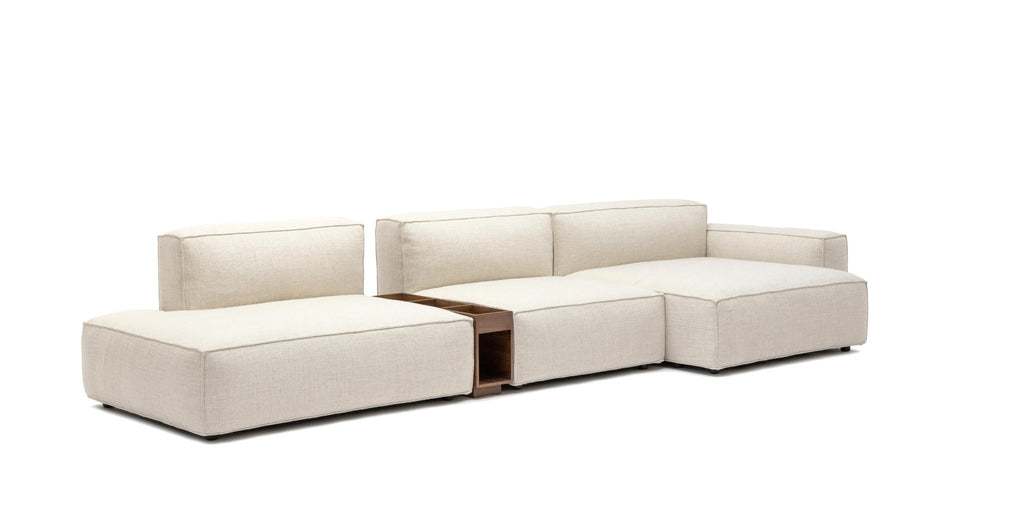 Baker Mega Lounge Sofa With Storage Table - Oatmeal.