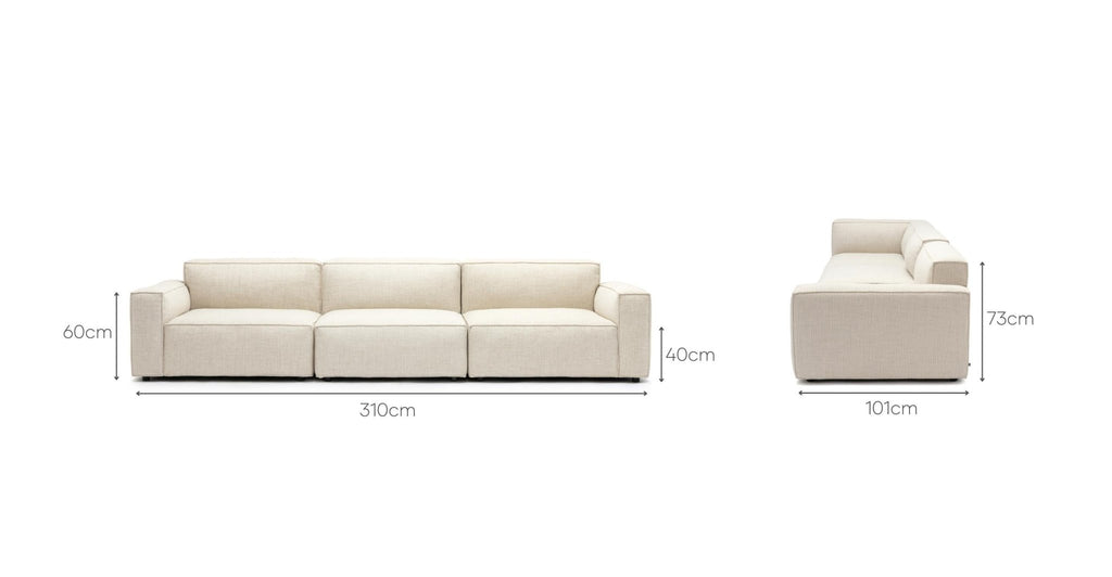 Baker Modular Sofa - Oatmeal.