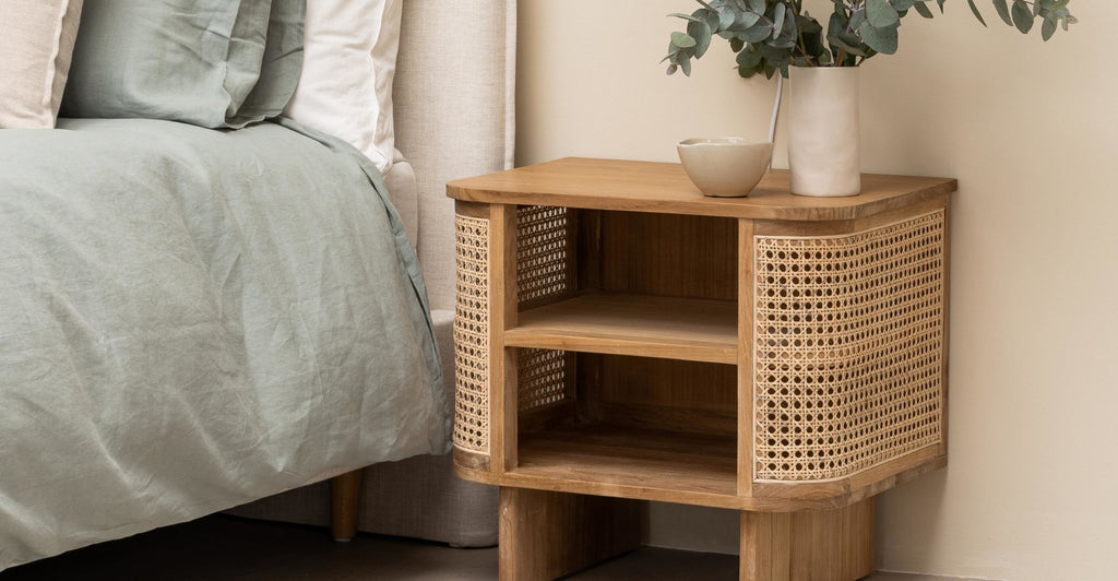 Cali Bedside Table - Natural.