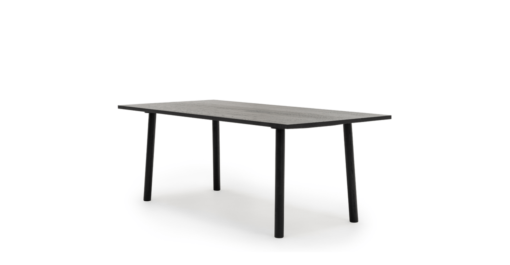 Coco Dining Table - Black Oak.