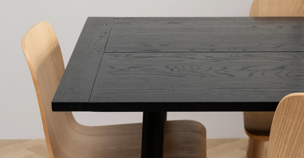 Coco Dining Table - Black Oak.