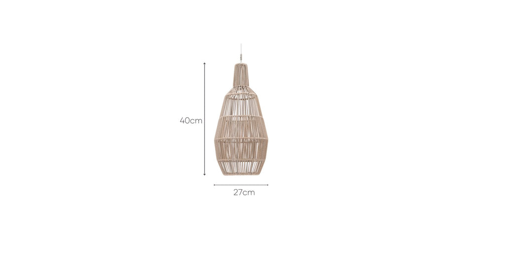 Doric Pendant Lamp - Linen.