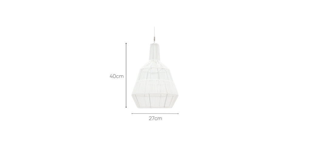 Doric Pendant Lamp - Stonewhite.