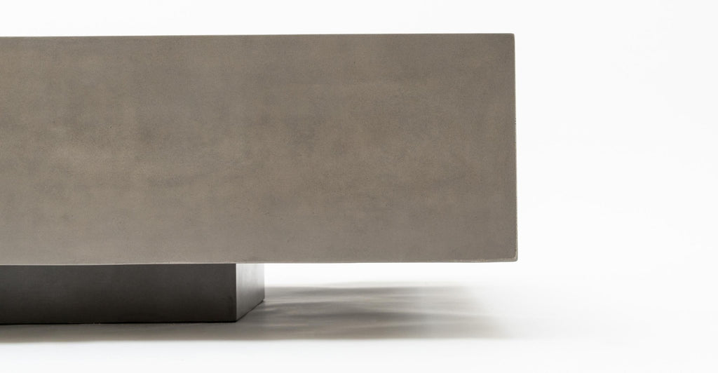 Drift Rectangular Coffee Table - Grey.