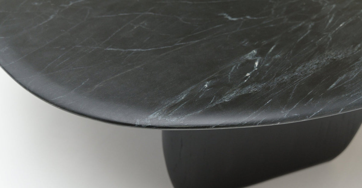 Eden Coffee Table 120 - Black Oak & Nero Perlato