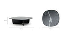 Eden Coffee Table 120 - Black Oak & Nero Perlato