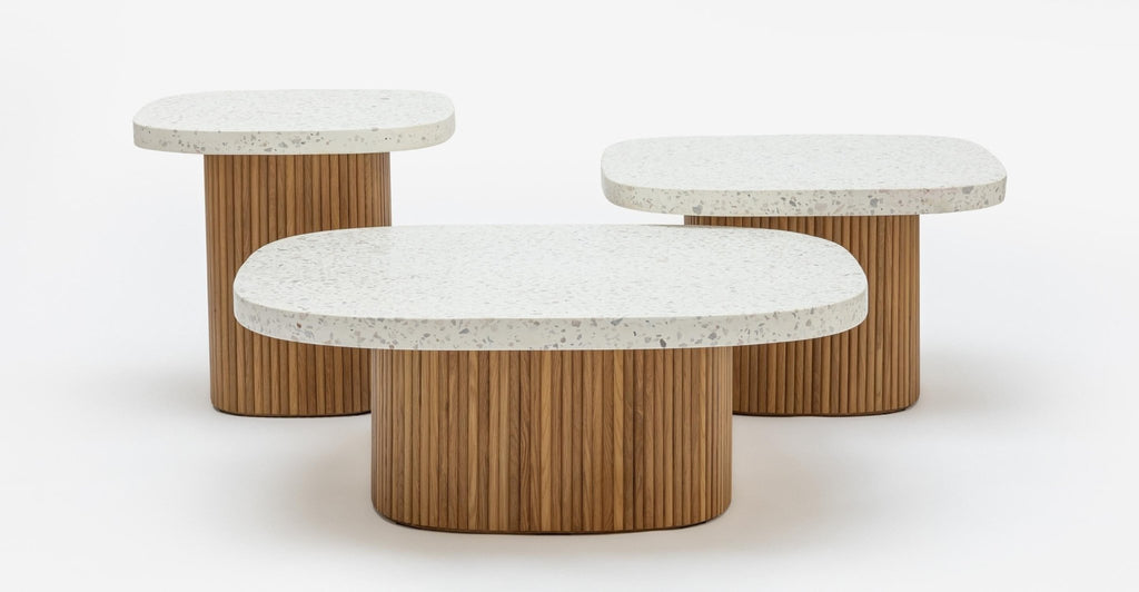 Gion Coffee Table 55 - Light Oak & Nougat.