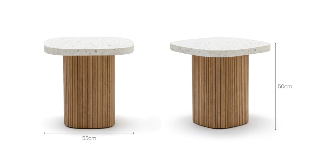 Gion Coffee Table 55 - Light Oak & Nougat.