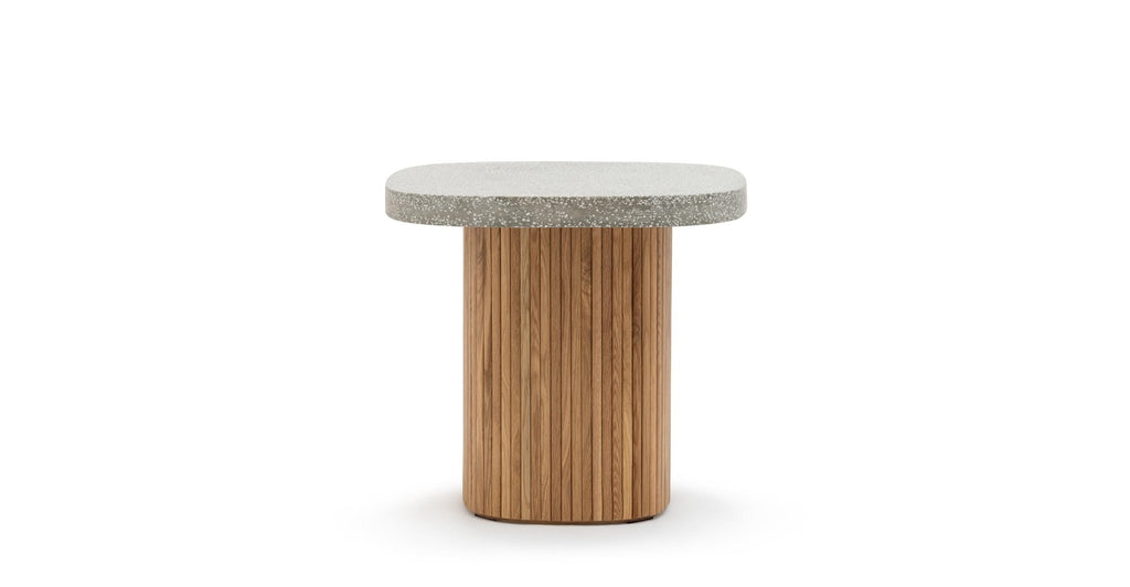 Gion Coffee Table 55 - Light Oak & Warm Grey.