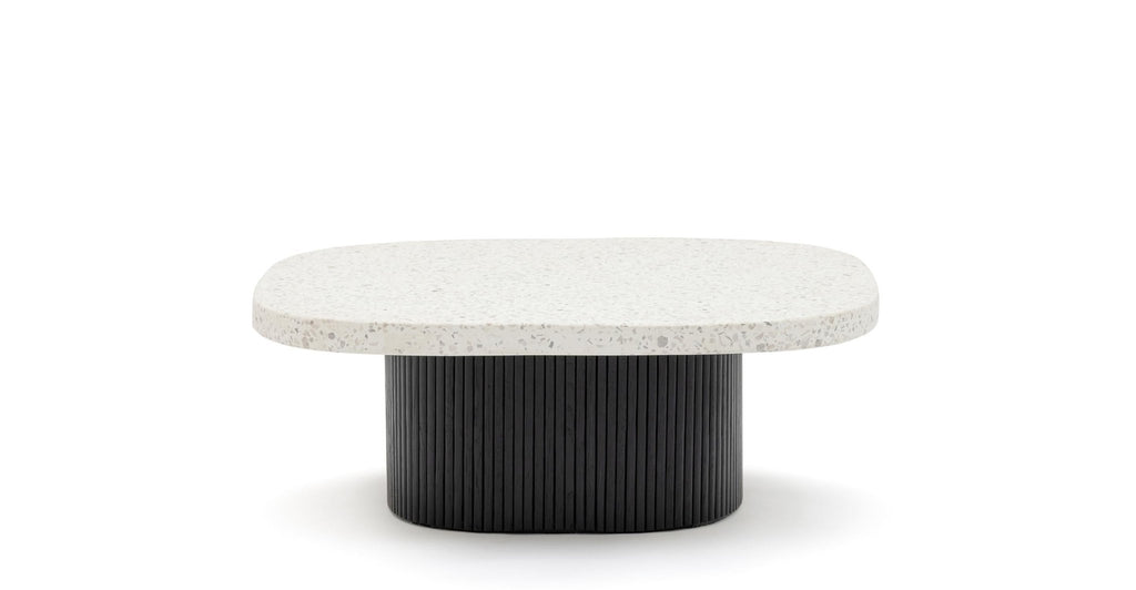 Gion Coffee Table 95 - Black Oak & Nougat.