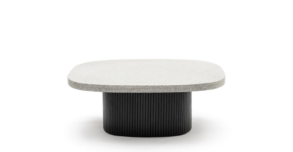 Gion Coffee Table 95 - Black Oak & Warm Grey.