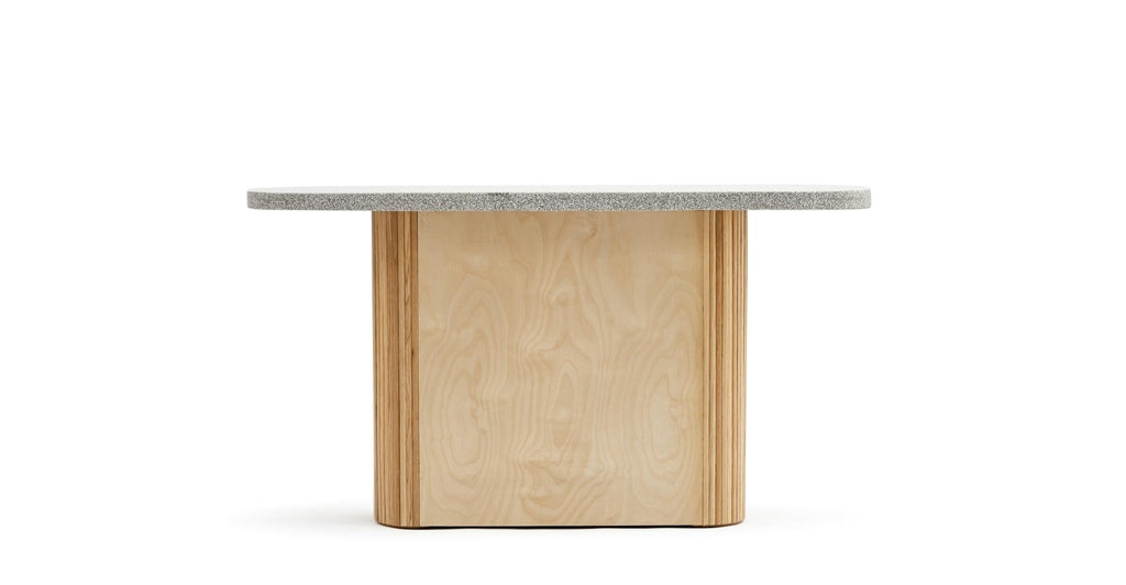 Gion Console 140 - Light Oak & Warm Grey.