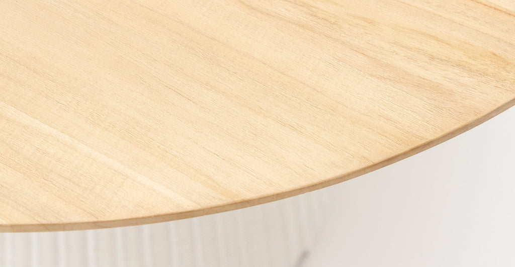 Girona Dining Table - Honey & Stonewhite.