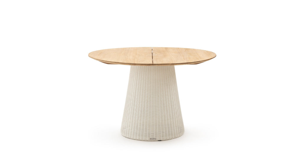 Girona Dining Table - Honey & Stonewhite.