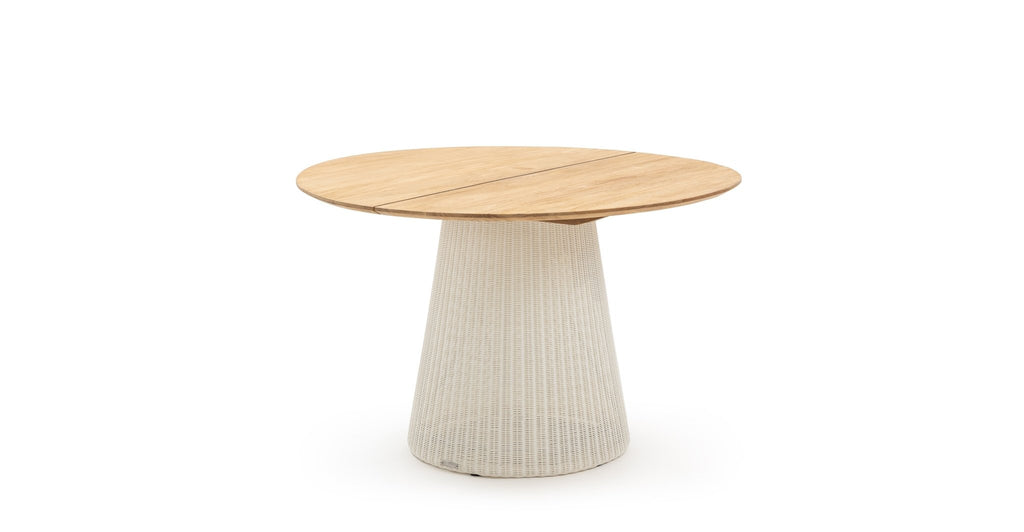 Girona Dining Table - Honey & Stonewhite.