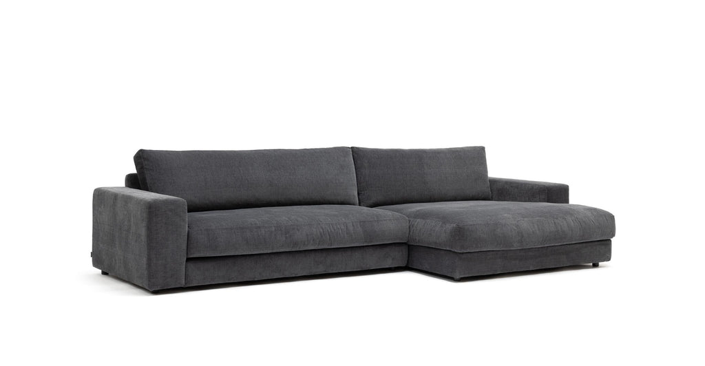 Hansen L Shaped Sofa - Black Forest.