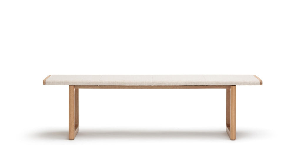 Hover Bench - Light Oak & Oatmeal.